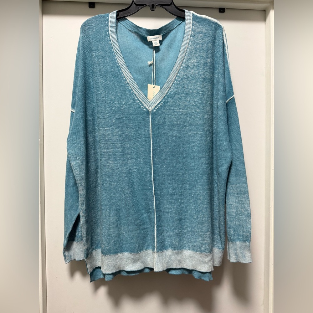 NWT Sundance Relaxed fit Cece washed-look sweater size XXL